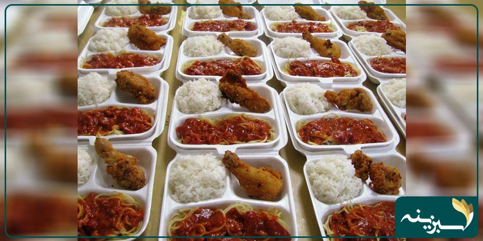 هزینه غذای مراسم ختم