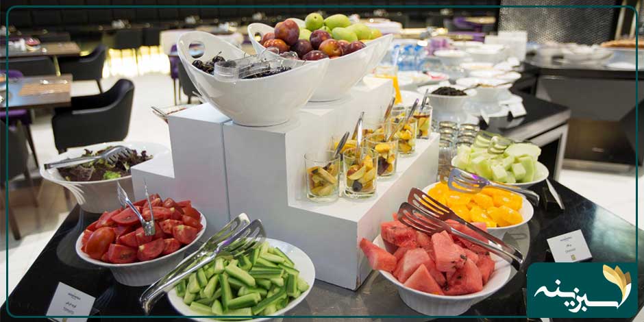 نحوه چیدمان میوه ها در جلسات رسمی