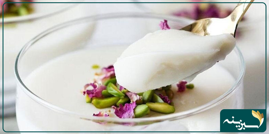 پودینگ برنج و شیر برای افطار